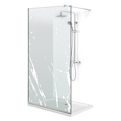 Shower Screens Walk-in, Shower wall Stainless steel, #Clear #Water-clear