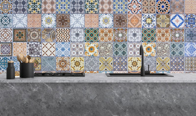 Painted glass kitchen splashbacks #1603