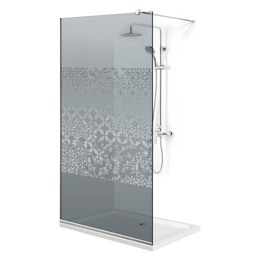 Shower Screens Walk-in, Shower wall Stainless steel, #Grey #Grey