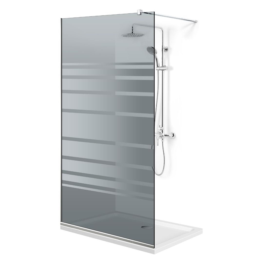 Shower Screens Walk-in, Shower wall Stainless steel, #Grey #Grey