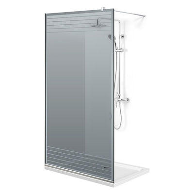 Shower Screens Walk-in, Shower wall Stainless steel, #Grey #Grey