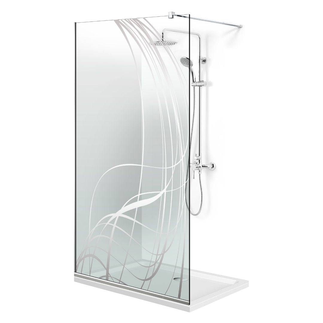Shower Screens Walk-in, Shower wall Stainless steel, #Clear #Water-clear