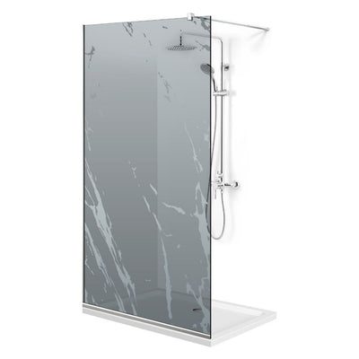 Shower Screens Walk-in, Shower wall Stainless steel, #Grey #Grey