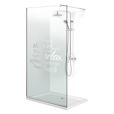 Paravan dus Walk-in, Perete dus  Inox, #Clara