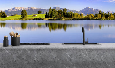 Printed glass kitchen splashbacks #1704