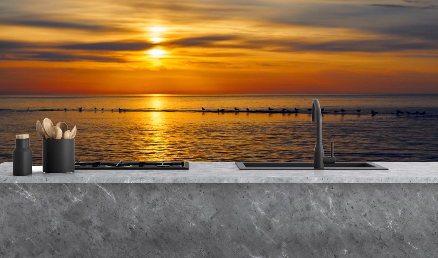 Printed glass kitchen splashbacks #1706