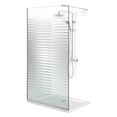 Paravan dus Walk-in, Perete dus  Inox, #Clara #Víztiszta