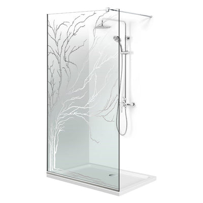 Paravan dus Walk-in, Perete dus  Inox, #Clara