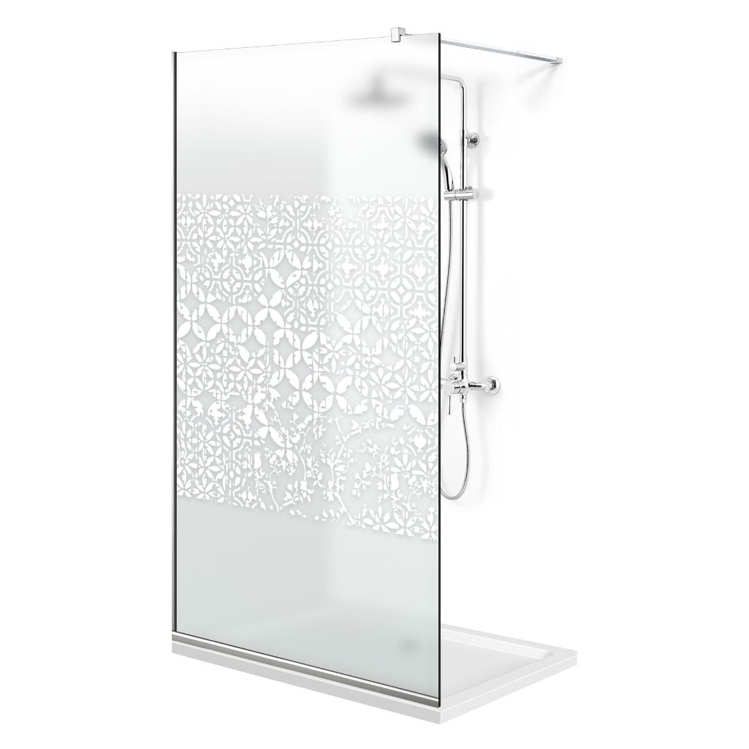 Shower Screens Walk-in, Shower wall Stainless steel, #Satin #Matt