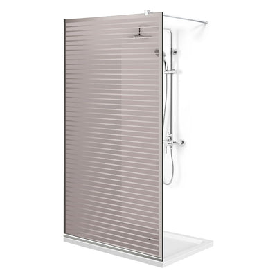 Shower Screens Walk-in, Shower wall Stainless steel, #Bronze #Bronze