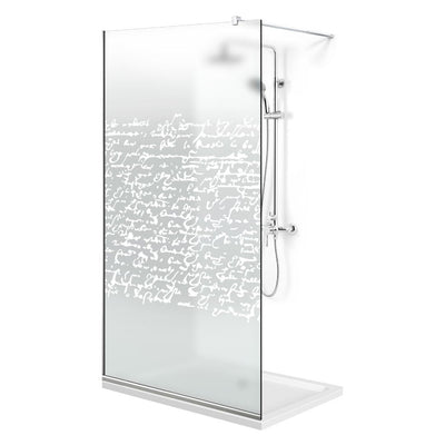 Shower Screens Walk-in, Shower wall Stainless steel, #Satin #Matt