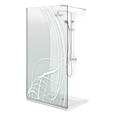 Shower Screens Walk-in, Shower wall Stainless steel, #Clear #Water-clear