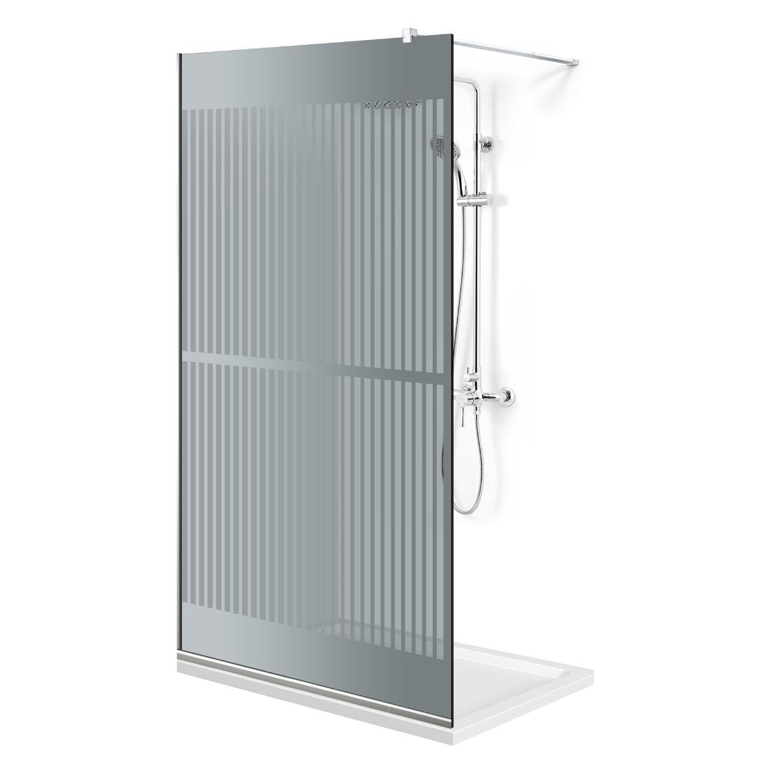 Shower Screens Walk-in, Shower wall Stainless steel, #Grey #Grey
