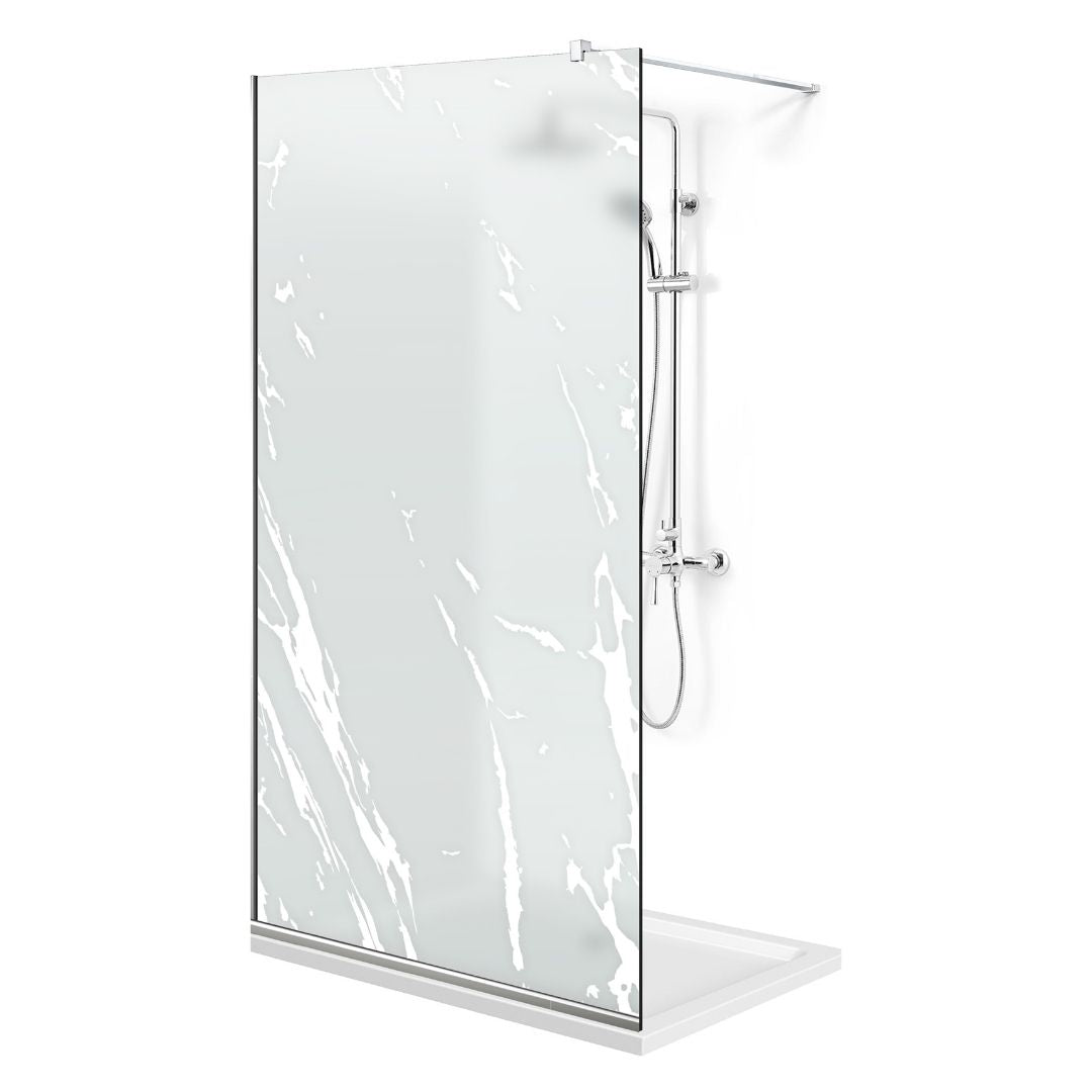 Shower Screens Walk-in, Shower wall Stainless steel, #Satin #Matt
