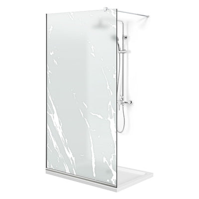 Shower Screens Walk-in, Shower wall Stainless steel, #Satin #Matt