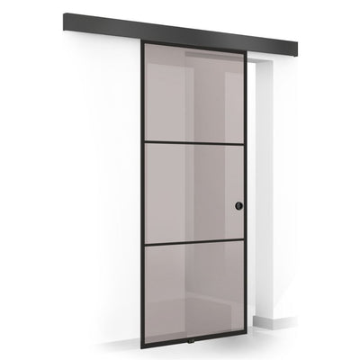 Sliding glass door, interior Glass door #Bronze