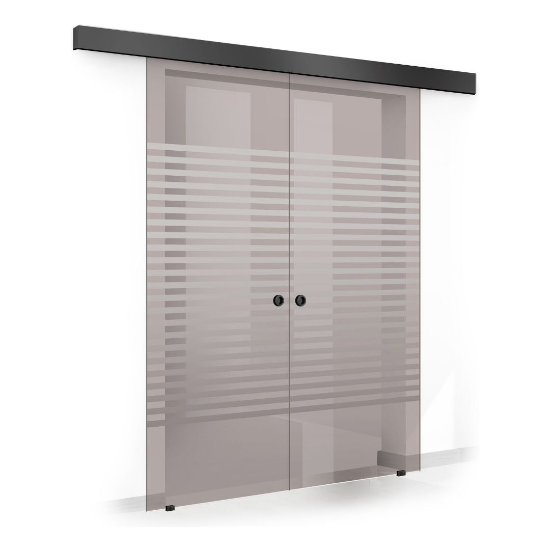 Sliding glass door, interior Glass door #Bronze