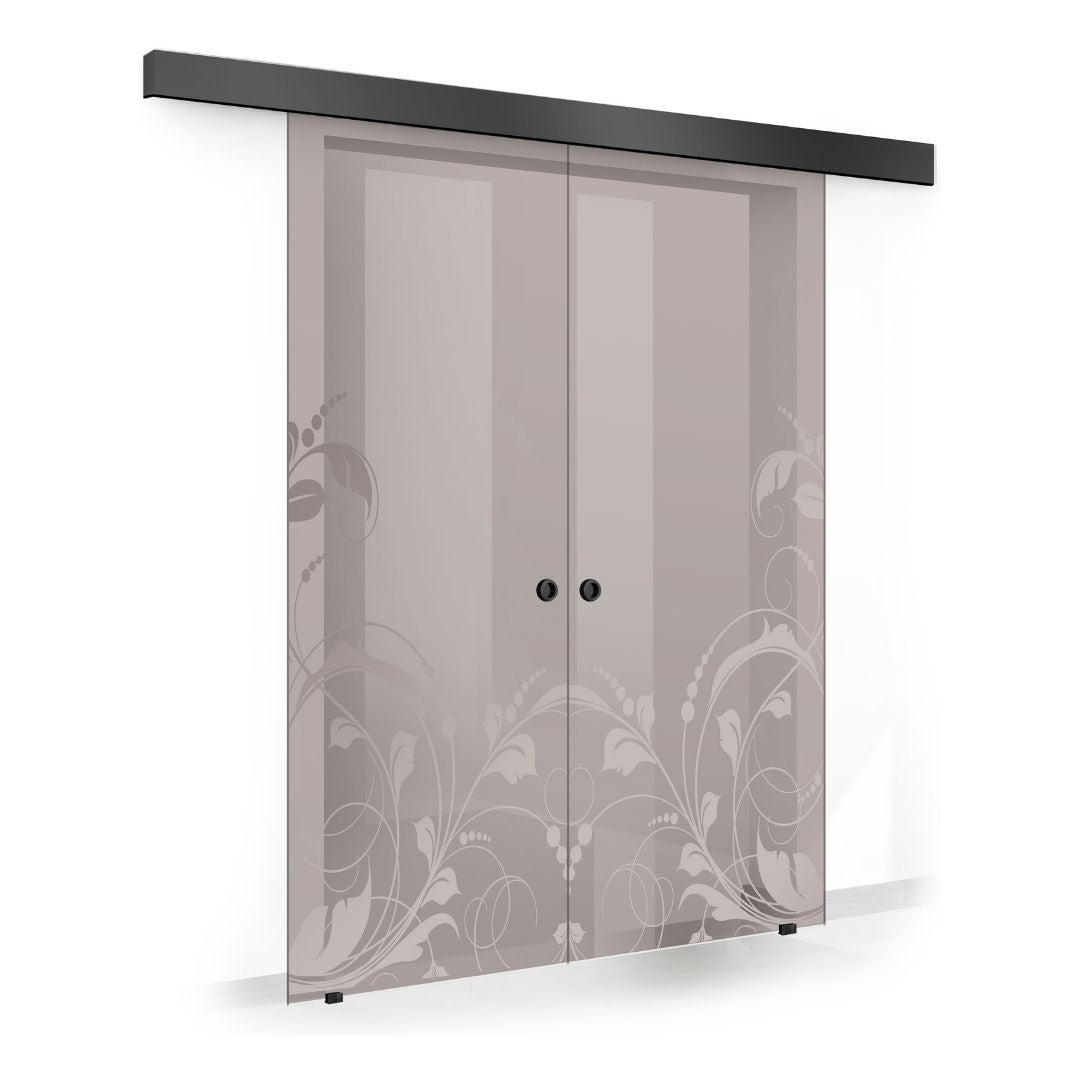 Sliding glass door, interior Glass door #Bronze
