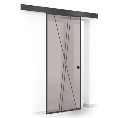 Sliding glass door, interior Glass door #Bronze