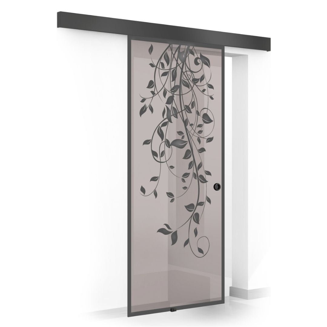 Sliding glass door, interior Glass door #Bronze