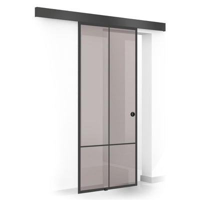 Sliding glass door, interior Glass door #Bronze