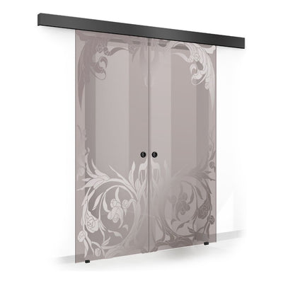 Sliding glass door, interior Glass door #Bronze
