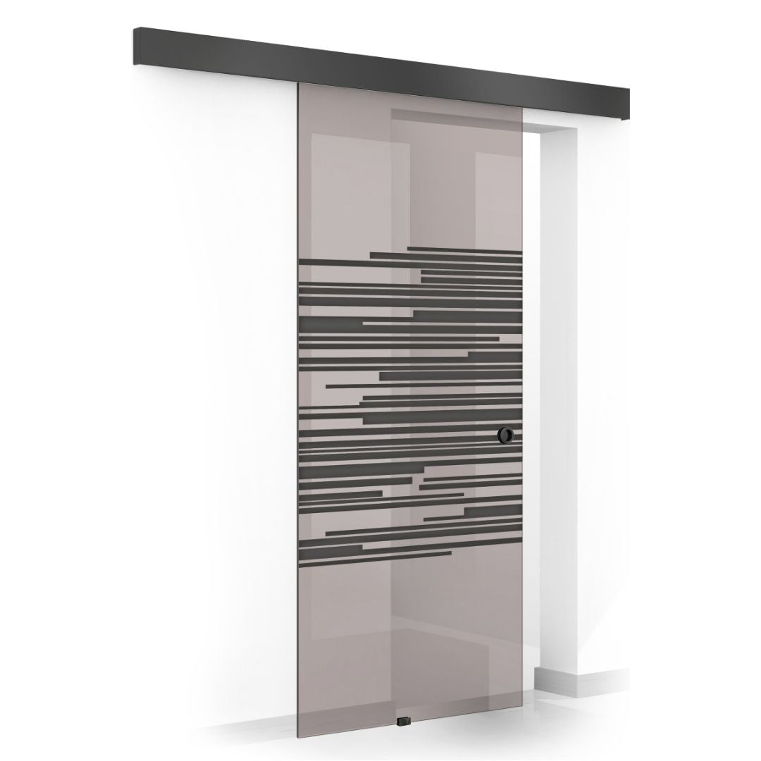 Sliding glass door, interior Glass door #Bronze