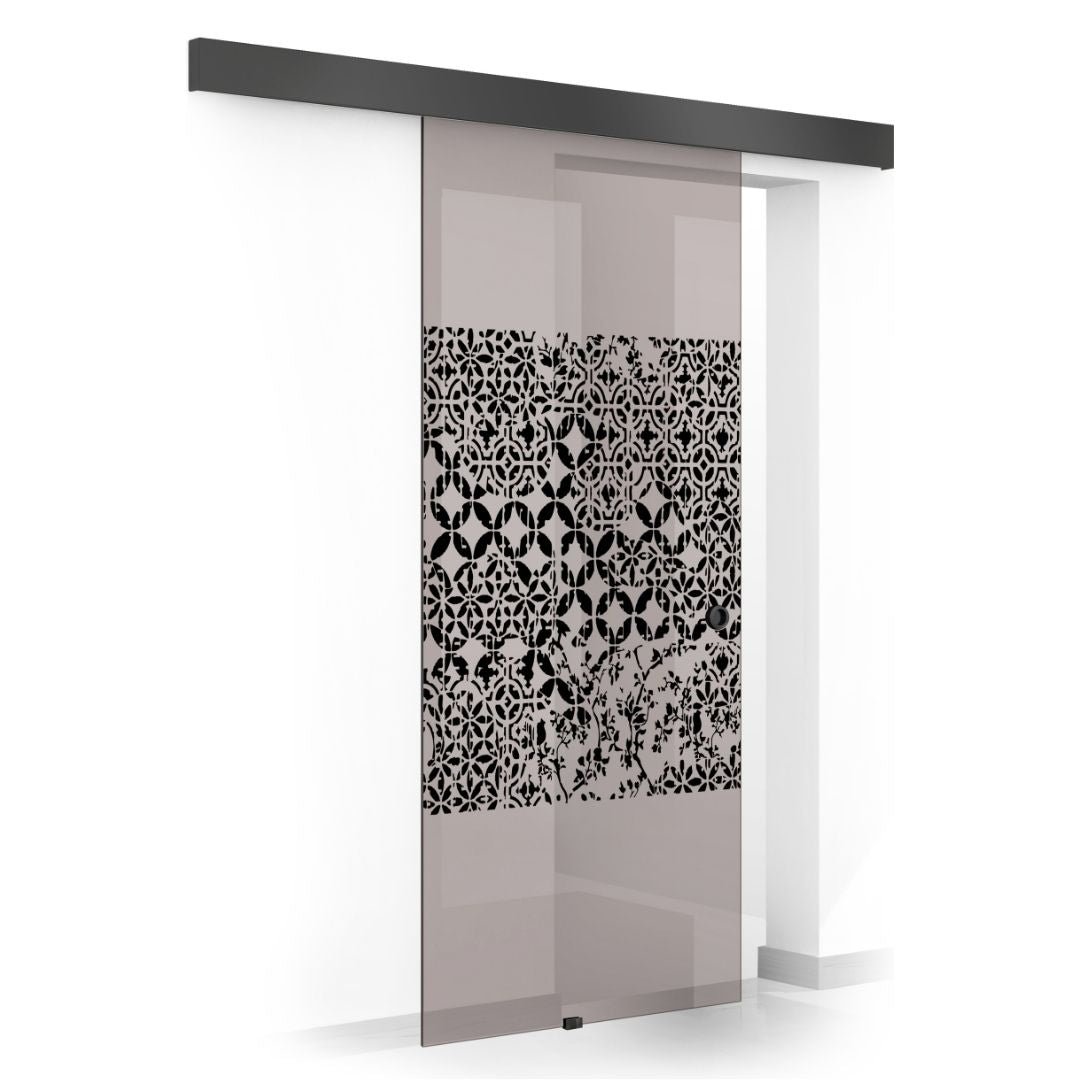 Sliding glass door, interior Glass door #Bronze