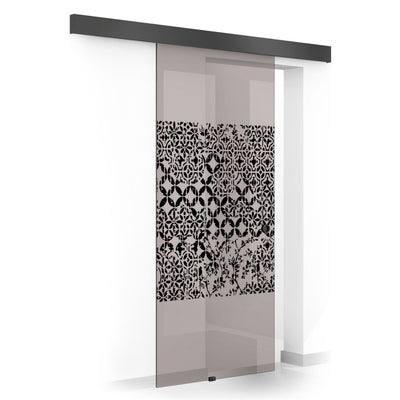 Sliding glass door, interior Glass door #Bronze