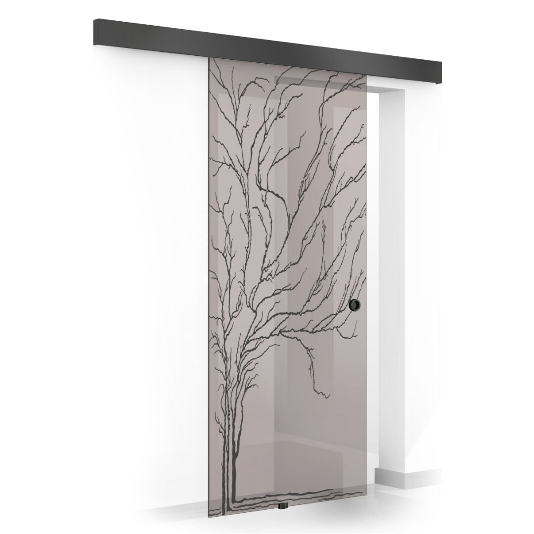 Sliding glass door, interior Glass door #Bronze