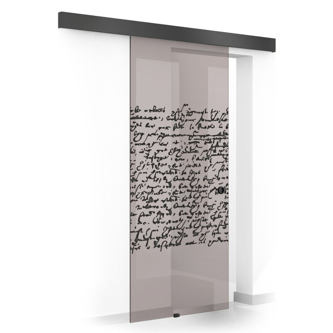 Sliding glass door, interior Glass door #Bronze
