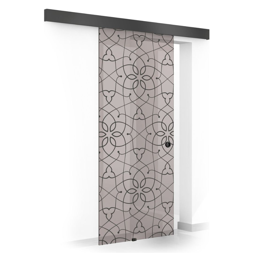 Sliding glass door, interior Glass door #Bronze