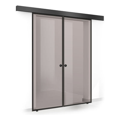 Sliding glass door, interior Glass door #Bronze