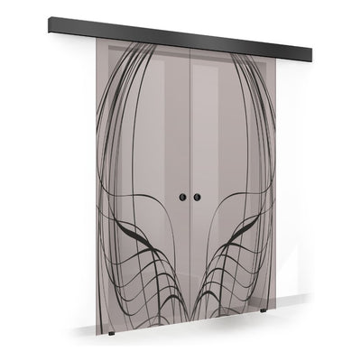 Sliding glass door, interior Glass door #Bronze
