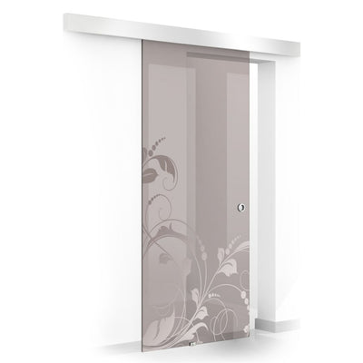Sliding glass door, interior Glass door #Bronze