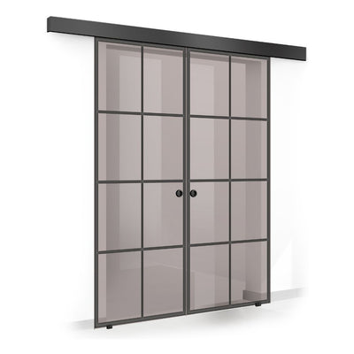 Sliding glass door, interior Glass door #Bronze