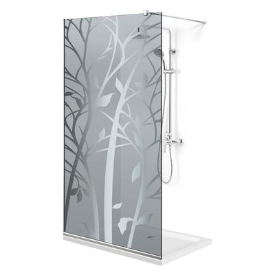 Shower Screens Walk-in, Shower wall Stainless steel, #Grey #Grey