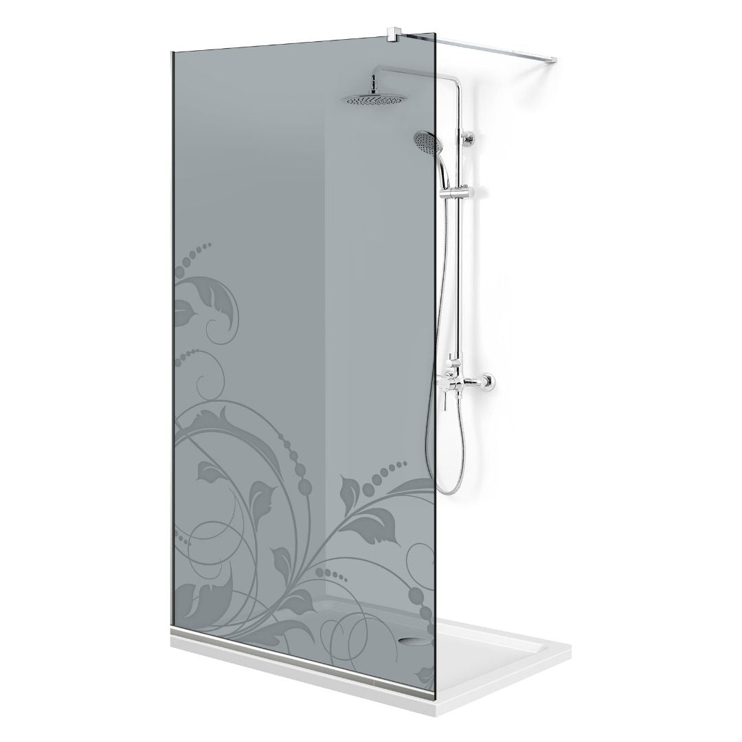 Shower Screens Walk-in, Shower wall Stainless steel, #Grey #Grey