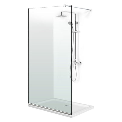 Shower Screens Walk-in, Shower wall Stainless steel, #Clear #Water-clear
