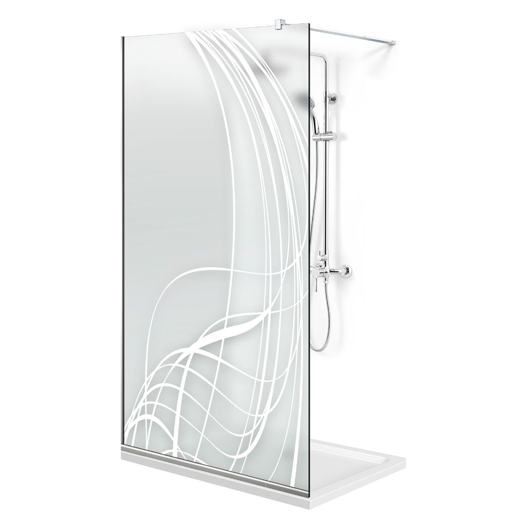 Shower Screens Walk-in, Shower wall Stainless steel, #Satin #Matt