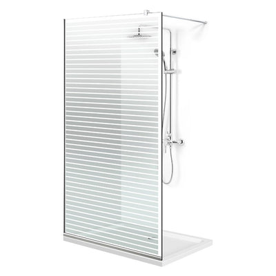 Shower Screens Walk-in, Shower wall Stainless steel, #Clear #Water-clear