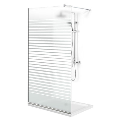 Paravan dus Walk-in, Perete dus  Inox, #Mata #Matt