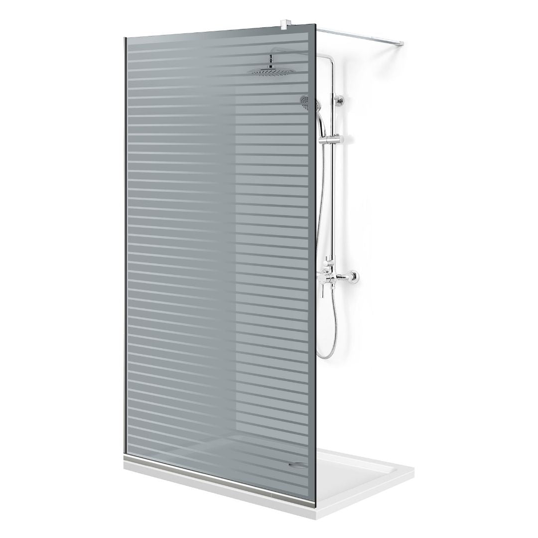 Shower Screens Walk-in, Shower wall Stainless steel, #Grey #Grey