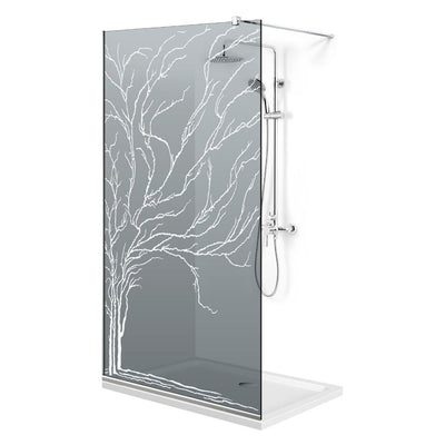 Shower Screens Walk-in, Shower wall Stainless steel, #Grey #Grey