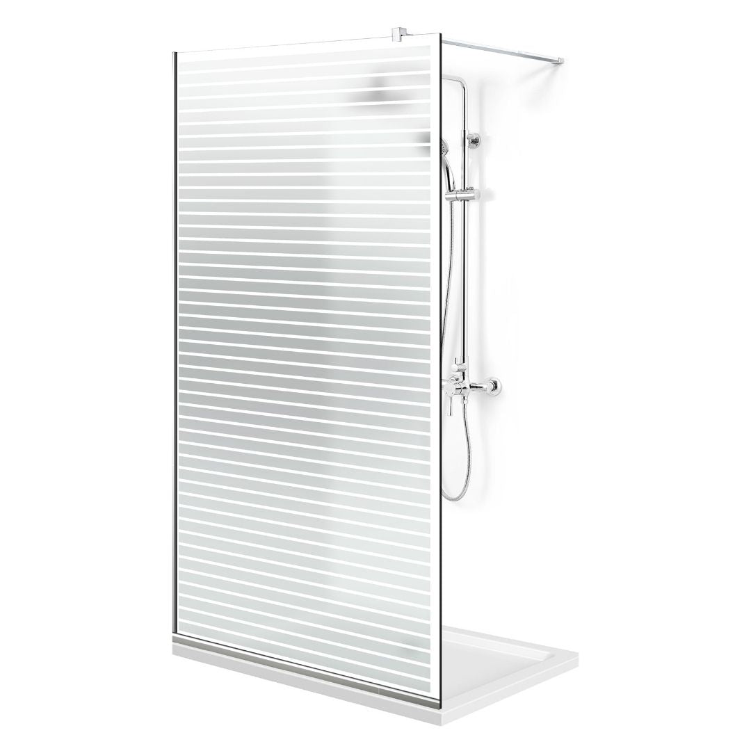 Shower Screens Walk-in, Shower wall Stainless steel, #Satin #Matt