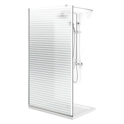 Shower Screens Walk-in, Shower wall Stainless steel, #Satin #Matt