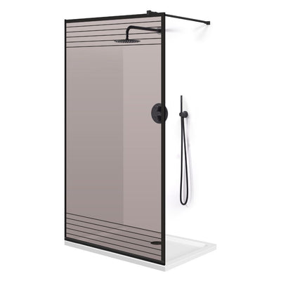 Paravan dus Walk-in, Perete dus Negru, #Bronz