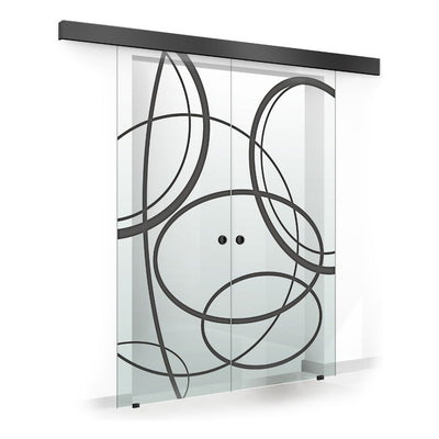 Sliding glass door, interior Glass door #Clear
