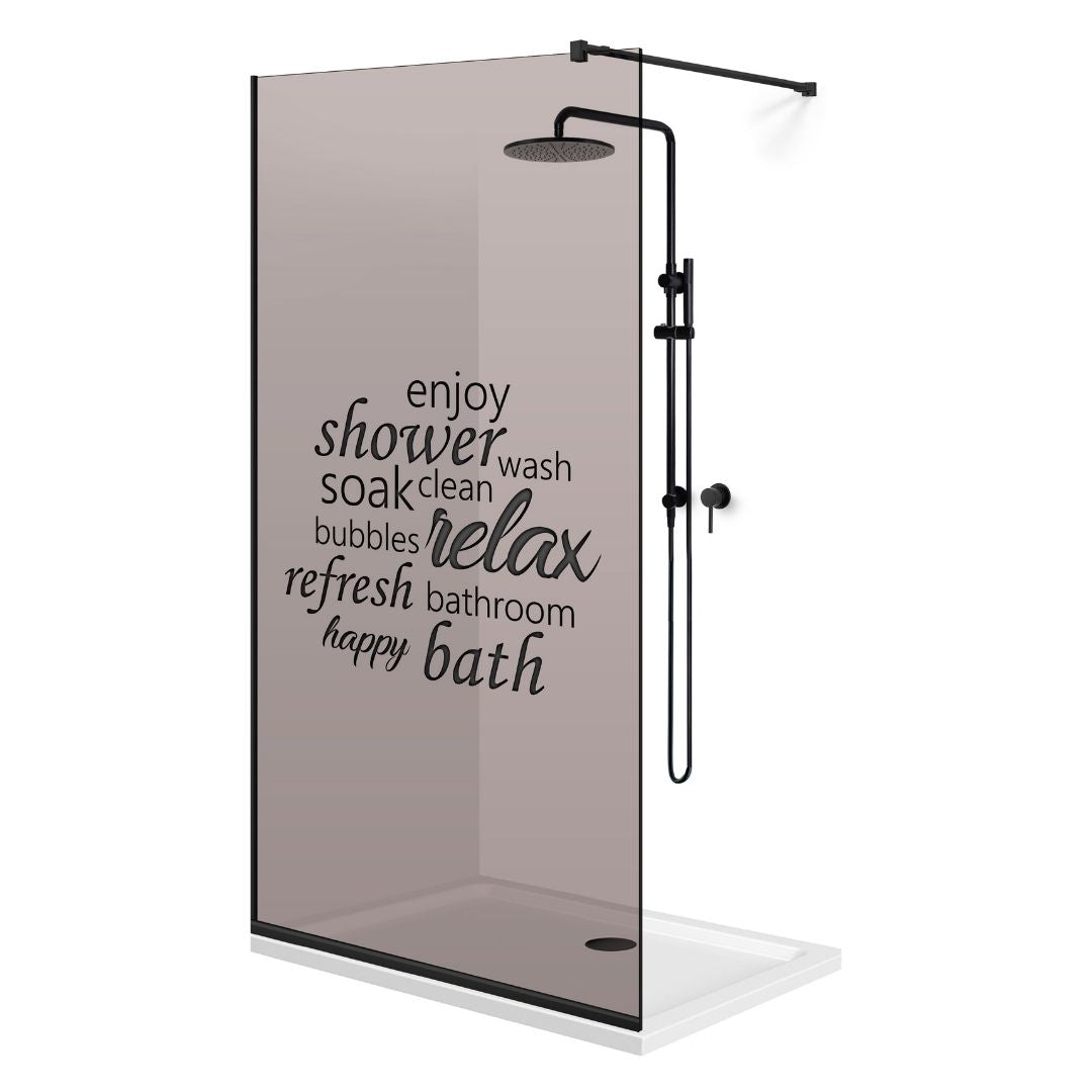 Shower Screens Walk-in, Black shower wall, #Bronze #Bronze