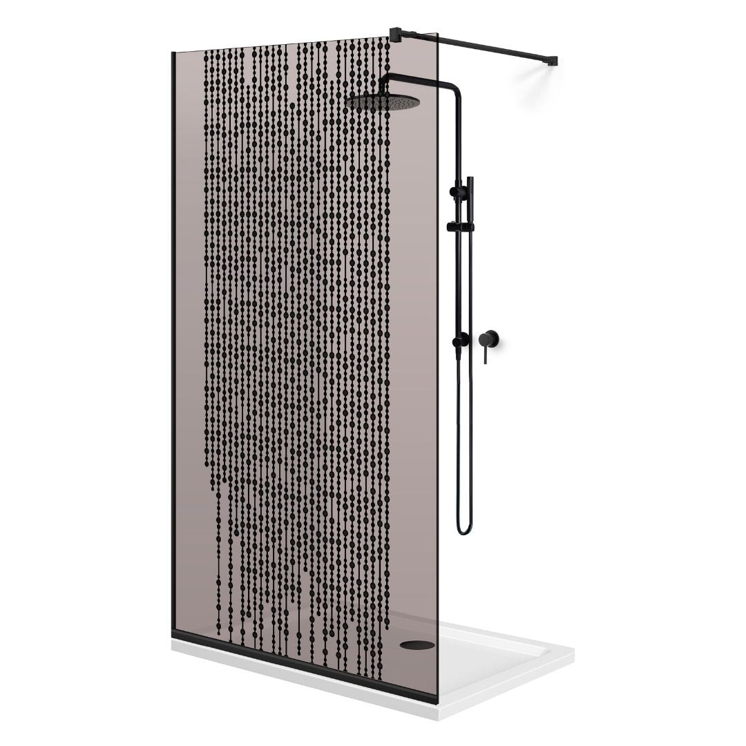 Shower Screens Walk-in, Black shower wall, #Bronze #Bronze
